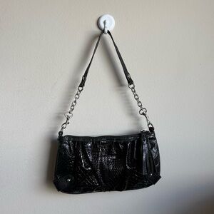 Spring Croc-Embossed Shoulder Bag – Y2K Style